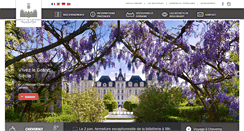 Desktop Screenshot of chateau-cheverny.com